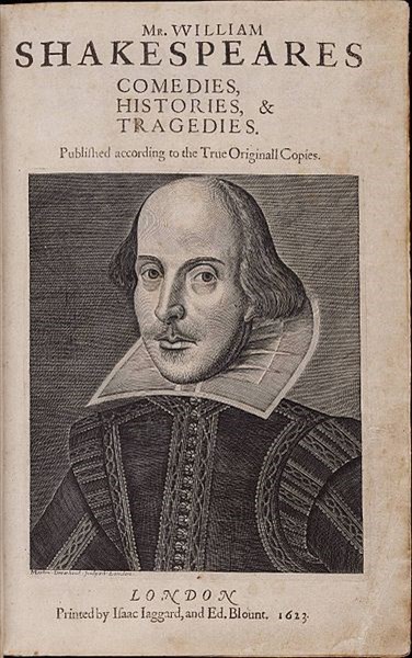 001-Портрет Шекспира с первого фолио